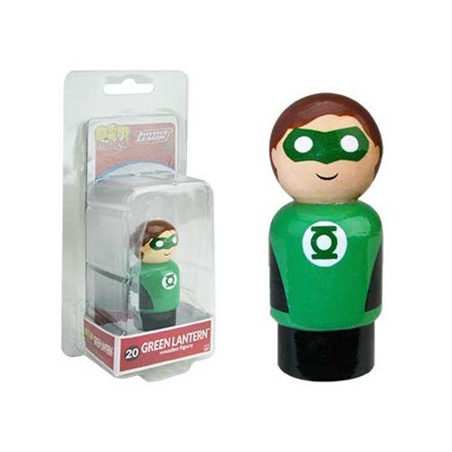 Justice League Green Lantern Pin Mate Wooden Figure